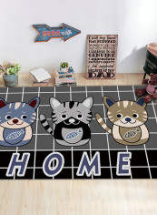 Children Room Cartoon Rug multicolour 120*160(W*L)cmcm