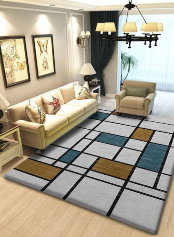 Mordern Simple Geometric Pattern Print Living Room Rug multicolour 120*160(W*L)cmcm