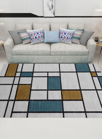 Mordern Simple Geometric Pattern Print Living Room Rug multicolour 120*160(W*L)cmcm