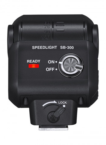 SB-300 AF Speedlight Flash For Digital SLR Cameras Black