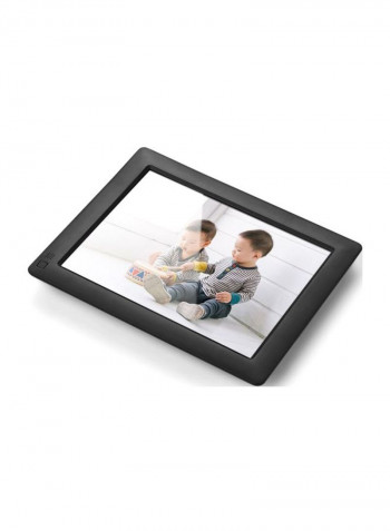 LCD Digital Photo Frame With Remote 22.8x18.2x2centimeter Black