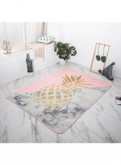 Printed Anti-Skidding Mat Multicolour 145x195centimeter