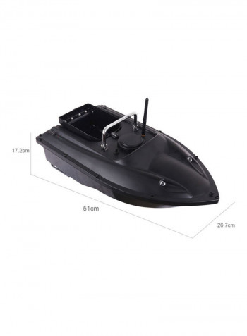 RC Fishing Boat With 2 Battery 55x20x33cm