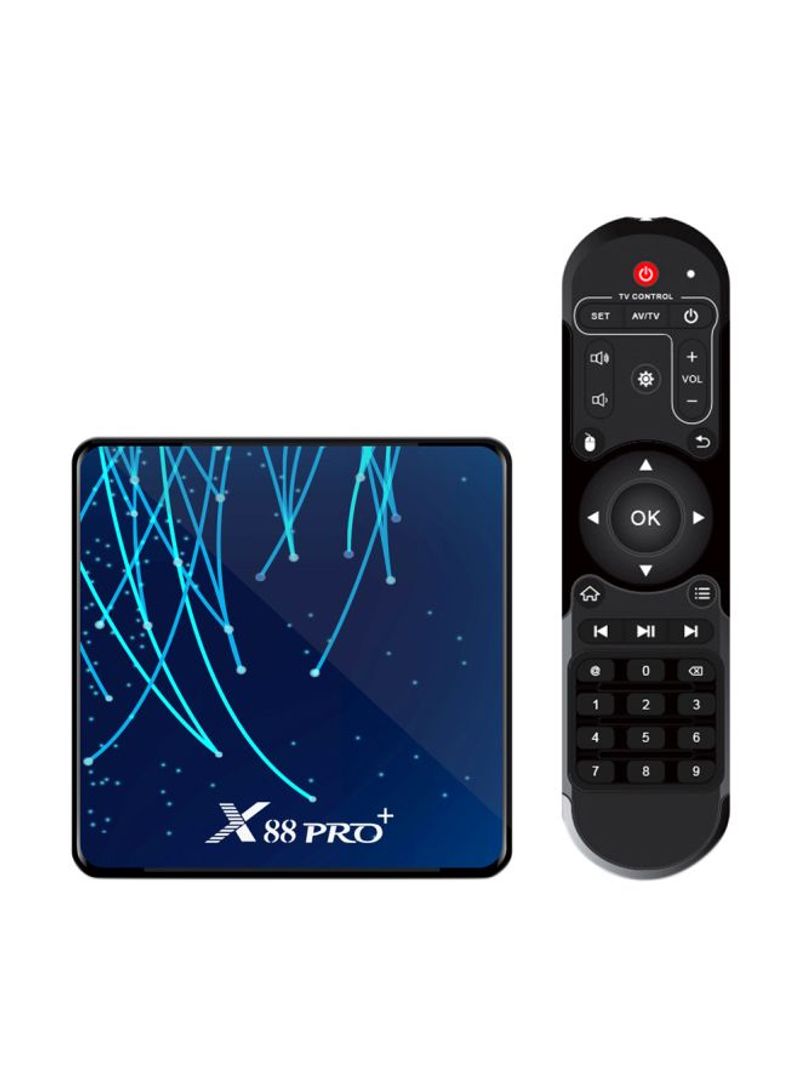 Pro Plus Android Smart TV Box With Remote Control For Smart TV STB1036 Blue