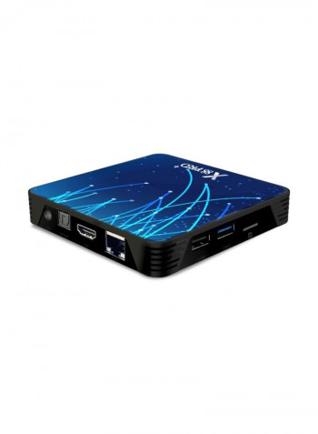 Pro Plus Android Smart TV Box With Remote Control For Smart TV STB1036 Blue