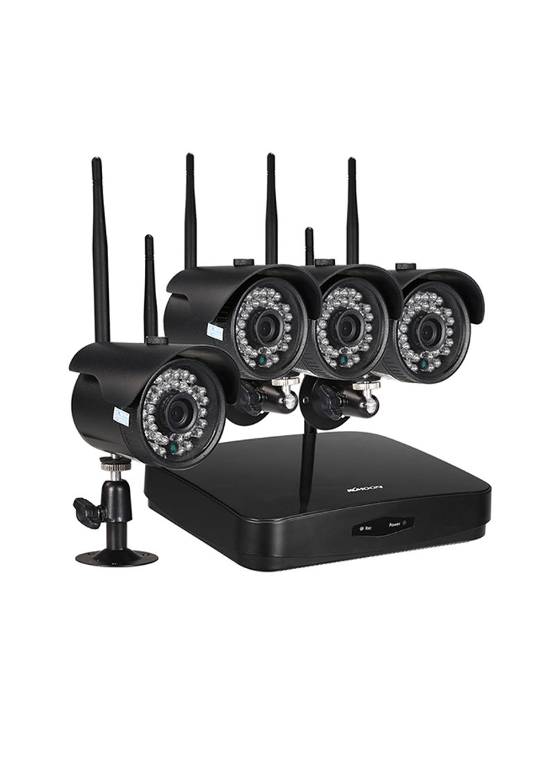 Wireless WiFi IP Night Vision Surveillance Camera Black 2.475kg