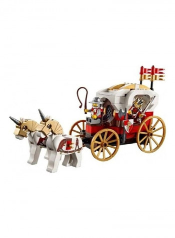 Castle King's Carriage Ambush Building Toys Set