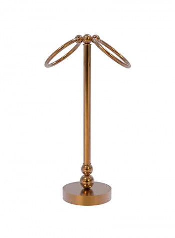 Guest Towel Holder Brushed Bronze 5x5x12inch