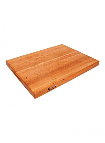 Wood Edge Grain Reversible Cutting Board Cherry 20x15x1.5inch