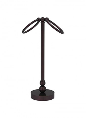 Towel Holder Stand Matte Black 5x5x12inch