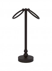 Vanity Top 2 Ring Guest Towel Ring Black