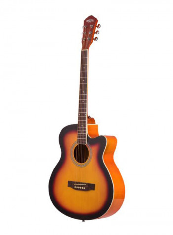 6-String Cutaway Acoustic Folk Guitar Set