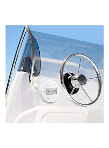 Marine Stereo Radio Receiver System PLMR90UW White