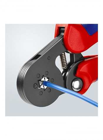 Self-Adjusting Crimping Pliers For End Sleeves Red 180millimeter