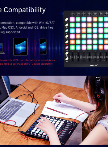 Portable Drum Pad Controller