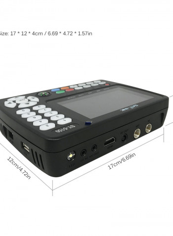 ST-5150 DVB-S2/T2/C HD Satellite TV Signal Finder Black 29 x 5.7 x 20.5cm