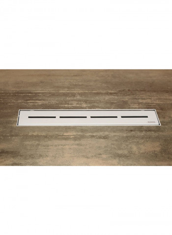 Floor Drain Stainless Steel OZ Runway Silver 300x60millimeter