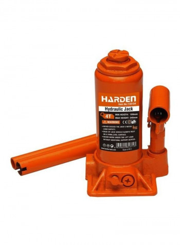 Hydraulic Bottle Jack Orange 44cm