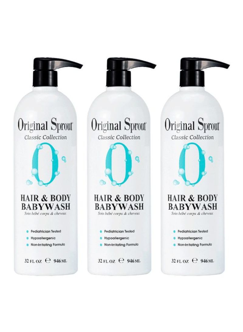 Pack Of 3 Classic Collection Hair And Body Babywash 3x32ounce