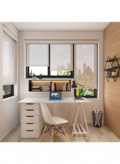 Single Protect Plus Roller Shade Off White 160x240cm