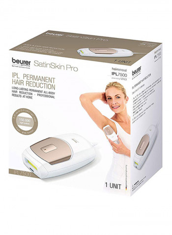 Skin Pro Hair Remover IPL IPL7500 White/Gold