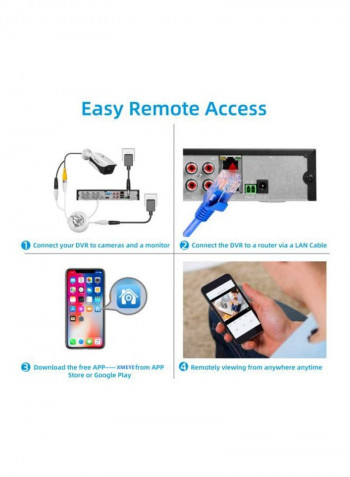 10-Piece Surveillance Camera Kit