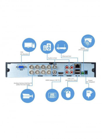 10-Piece Surveillance Camera Kit