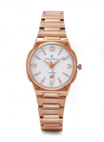Water Resistant Stainless Steel Analog Wrist Watch