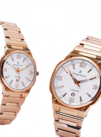 Water Resistant Stainless Steel Analog Wrist Watch