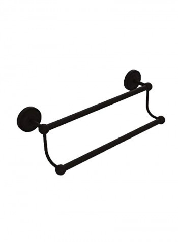 Prestige Regal Collection Double Towel Bar Black 24inch