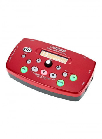 Portable Vocal Processor VE-5-RD Red