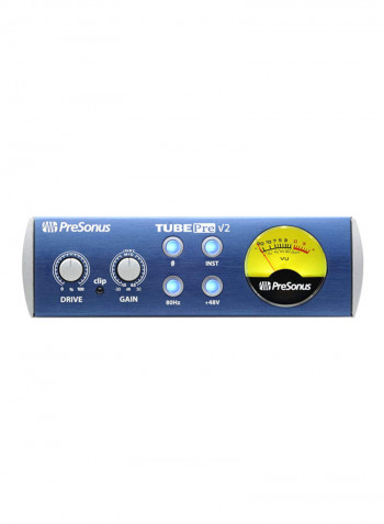 TubePre Amplifiers/Pre-Amplifiers V2 Silver/Blue