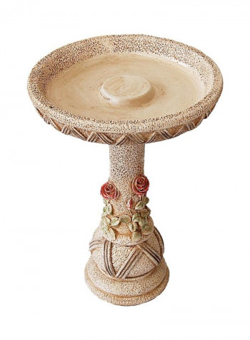 Tudor Weave Birdbath Hi-Tone Multicolour