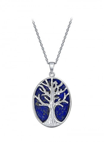 925 Sterling Silver Wishing Tree Pendant Necklace