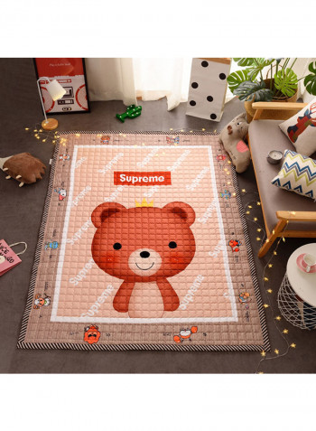 Cute Animal Print Floor Mat Multicolour 145x195centimeter