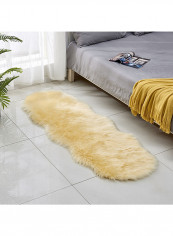 Soft Fluffy Area Rugs Yellow