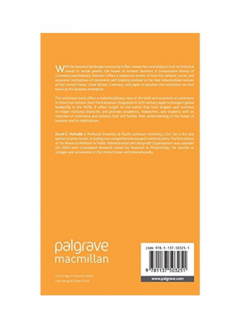 A Comparative History Of Commerce And Industry Hardcover