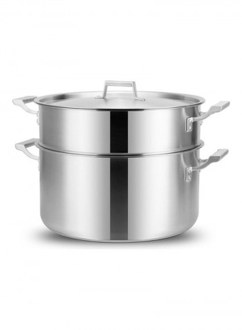 Stock Cooking Pot Silver 54 x 32cm
