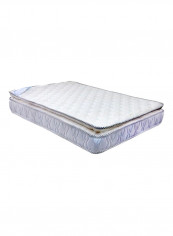 Pillow Top Medicated Mattress Light Blue/White King