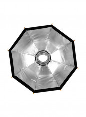 Professional Flashlight Soft Box 23.6inch Black/Silver