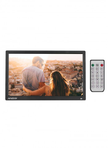 Electronic Led Digital Photo Frame Album Kit 17.3inch Black