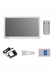 Electronic Led Digital Photo Frame Album Kit 17.3inch White