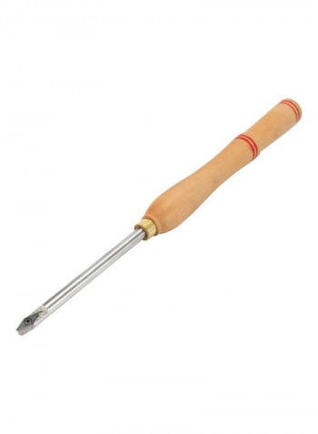 Alloy Steel Lathe Wood Turning Tool Beige/Silver