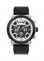 Men's Leather Analog Wrist Watch P 14378JSTB-01