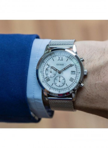 Men's Water Resistant Stainless Steel Analog Watch W1112G1