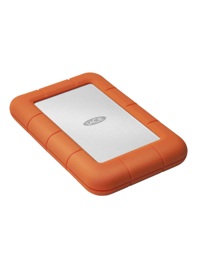 Rugged Mini Portable Hard Drive 4TB Orange
