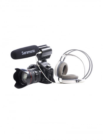 VMIC Pro Directional Condenser Video Microphone With Shockmount Black