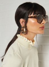 Women's Cat-Eye Sunglasses - Lens Size: 55 mm