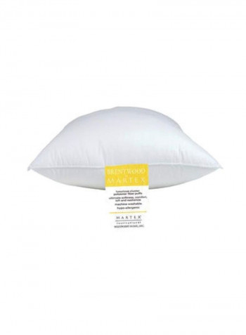 2-Piece Bed Pillow Set White 20x28inch