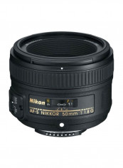 AF-S Nikkor 50mm f/1.8G Camera Lens For Nikon Black